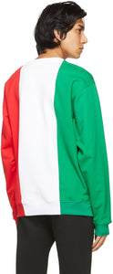 Moschino Multicolor Italian Slogan Sweatshirt