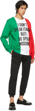 Moschino Multicolor Italian Slogan Sweatshirt