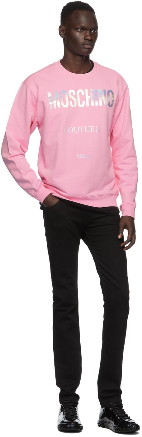 Moschino Pink 'Couture!' Sweatshirt
