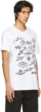 Moschino White Spaceship T-Shirt