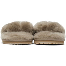 Mou SSENSE Exclusive Taupe Sheepskin Zori Flip Flop Sandals