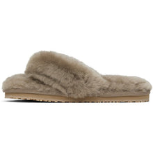 Mou SSENSE Exclusive Taupe Sheepskin Zori Flip Flop Sandals