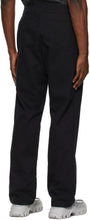 Mr. Saturday Black Twill 'Good Luck' Trousers