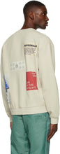Mr. Saturday Off-White Patchwork Sweatshirt