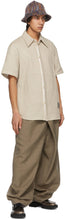 NAMESAKE Beige Easton Short Sleeve Shirt