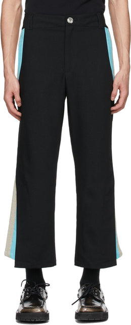 NAMESAKE Black Flare Hurst Trousers - Pantalon Noir Black Flare Hurt - 검은 색 플레어가 바지에 이름을 쓴다