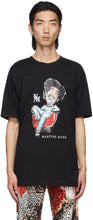 NAPA by Martine Rose Black S-Napoli T-Shirt - Napa par Martine Rose Noir S-Napoli T-shirt - 마르틴 로즈 블랙 S-Napoli T 셔츠에 의한 나파