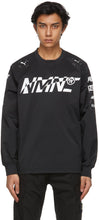 NEMENÂ® Black Puma Edition Tech Crewneck Sweatshirt - Sweat-shirt Créwneck Tech Nemen® Black Puma Edition - Nemen® ® 블랙 푸마 에디션 테크 Crewneck 스웨터