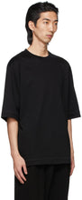 N.Hoolywood Black Half Sleeve T-Shirt
