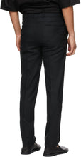 N.Hoolywood Black Slim Tapered Trousers