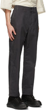 N.Hoolywood Black Test Product Exchange Service Straight Trousers