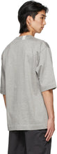 N.Hoolywood Grey Half Sleeve T-Shirt