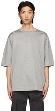 N.Hoolywood Grey Half Sleeve T-Shirt - T-shirt à demi-manches gris N.Hoolywood - N.hoolywood 회색 반 슬리브 티셔츠