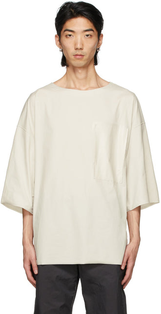 N.Hoolywood Grey Test Product Exchange Service Pocket T-Shirt - N.Hoolywood Grey Test T-shirt de poche de bureau - N.hoolywood 회색 테스트 제품 교환 서비스 포켓 티셔츠