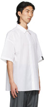 N.Hoolywood White Half Short Sleeve Shirt