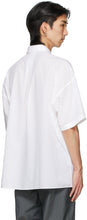 N.Hoolywood White Half Short Sleeve Shirt