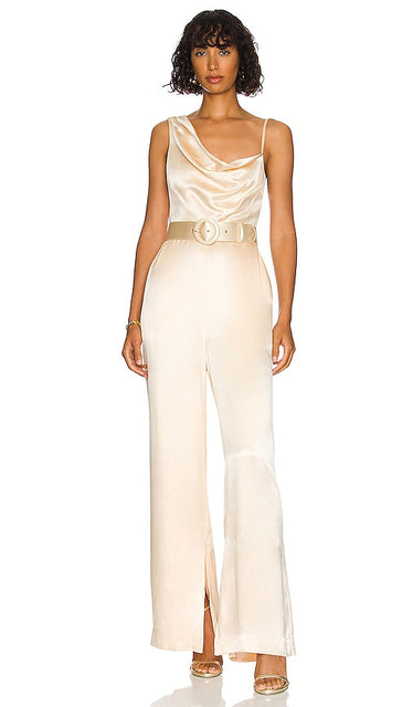 NICHOLAS Vera Jumpsuit in Ivory Nicholas Vera Suit en ivoire 尼古拉斯·维拉（Nicholas Vera）