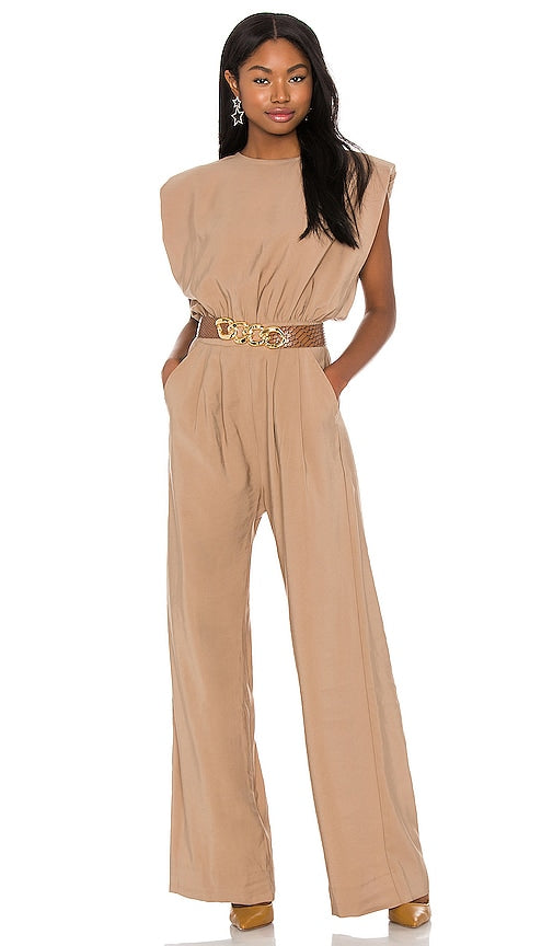 NONchalant Label Josie Jumpsuit in Brown Étiquette nonchalante Josie Joshing en marron 棕色的冷淡标签Josie连身裤