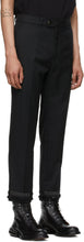 Namacheko Black Wool Tailored Trousers