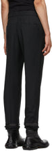 Namacheko Black Wool Tailored Trousers