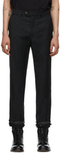Namacheko Black Wool Tailored Trousers - Pantalon de laine noire de Namacheko - NamaCheko 검은 양모 맞춤형 바지