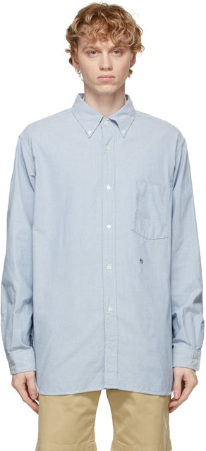 Nanamica Blue Wind Shirt - Chemise de vent bleu nanamica - 나노미카 푸른 바람 셔츠