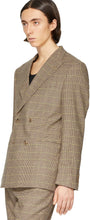 Nanushka Brown Wool Malvin Double-Breasted Blazer