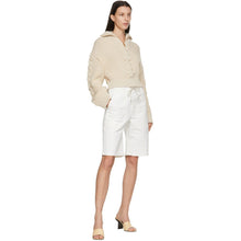 Nanushka White Denim Hadi Shorts