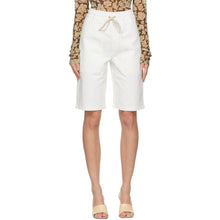 Nanushka White Denim Hadi Shorts - Nanushka Blanc Denim Hadi Short - Nanushka White Denim Hadi Shorts.