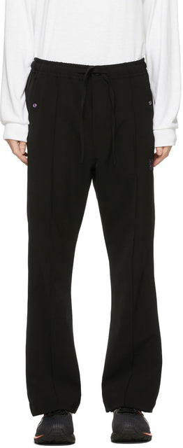 Needles Black Cowboy Track Pants - Pantalon de piste de cow-boy noir aiguilles - 바늘 검은 카우보이 트랙 바지