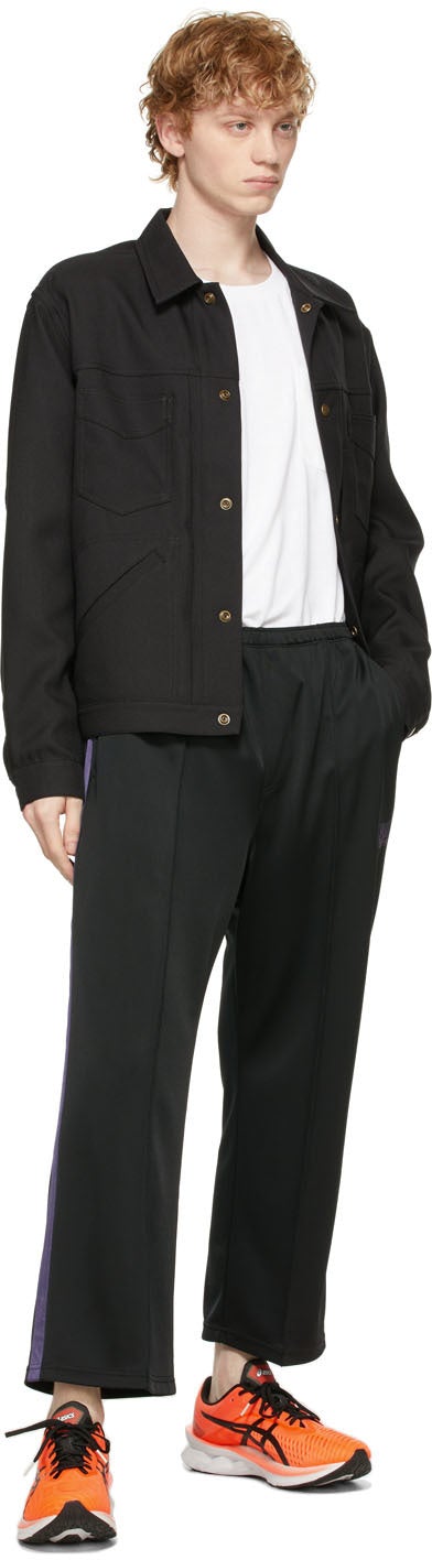 Needles Black Jersey Track Pants