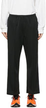 Needles Black Jersey Track Pants - Pantalon de piste de jersey noir aiguilles - 바늘 검은 저지 트랙 바지