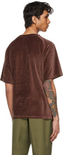 Needles Brown Velour Neck T-Shirt
