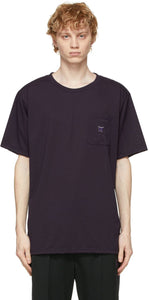 Needles Purple Logo T-Shirt - T-shirt de logo pourpre aiguilles - 바늘 보라색 로고 티셔츠