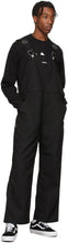 Neighborhood Black Canvas Booker Overalls
