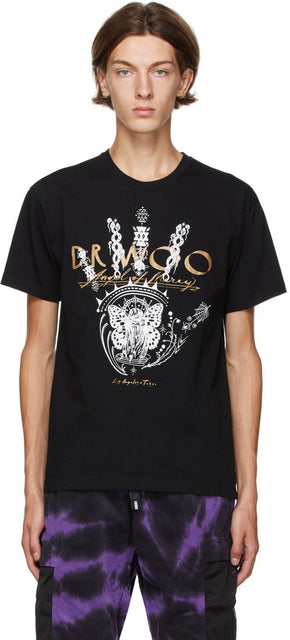 Neighborhood Black Dr. Woo Edition 'Angel Of Mercy' T-Shirt - Quartier Black Dr. Woo Edition 'Ange of Mercy' T-shirt - 이웃 흑인 박사 우판 '천사의 천사'티셔츠 '