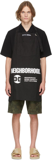 Neighborhood Black ODE Apron - Tablier de quartier Black Ode - 이웃 검은 색 앞치마