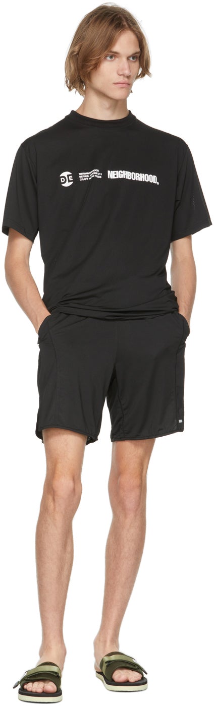 Neighborhood Black Tech Shorts