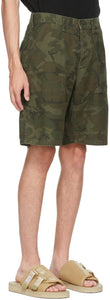 Neighborhood Green Camo Baker-C Shorts