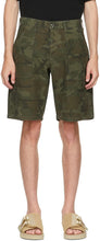 Neighborhood Green Camo Baker-C Shorts - Short de Vert Camo Camo Camo - 이웃 그린 카모 Baker-C Shorts.