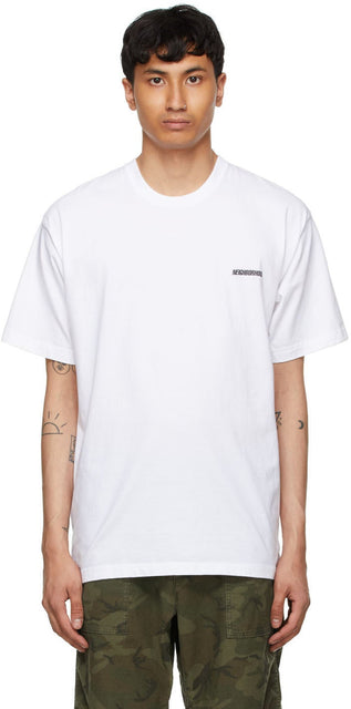 Neighborhood White CI C T-Shirt - T-shirt blanc de quartier blanc - 이웃 화이트 CI C 티셔츠