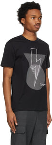 Neil Barrett Black Bauhaus Bolt T-Shirt