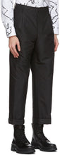 Neil Barrett Black One-Pleat Loose Trousers
