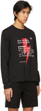 Neil Barrett Black 'Thunderbolt' Sweatshirt