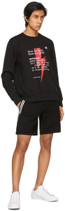 Neil Barrett Black 'Thunderbolt' Sweatshirt