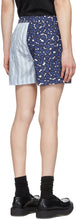 Neil Barrett Blue Multi-Print Shorts