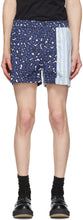 Neil Barrett Blue Multi-Print Shorts - Short multi-imprimé bleu NEIL Barrett - Neil Barrett 블루 멀티 프린트 반바지