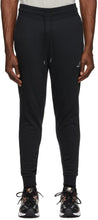 New Balance Black Essentials Embroidered Lounge Pants - Nouveau Pantalon de salon Essentials Black Essentials Essentials - 뉴 밸런스 블랙 필수품 수 놓은 라운지 바지