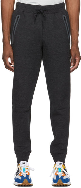 New Balance Black Fleece Fortitech Lounge Pants - Nouveau Solde Pantalon de salon Fortitech Black Fortitech - 뉴 밸런스 블랙 플리스 Fortitech 라운지 바지