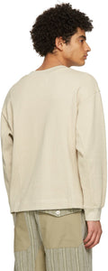 Nicholas Daley Beige Waffle Sweatshirt